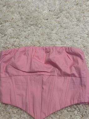 Prince Pink Strapless Corset Top